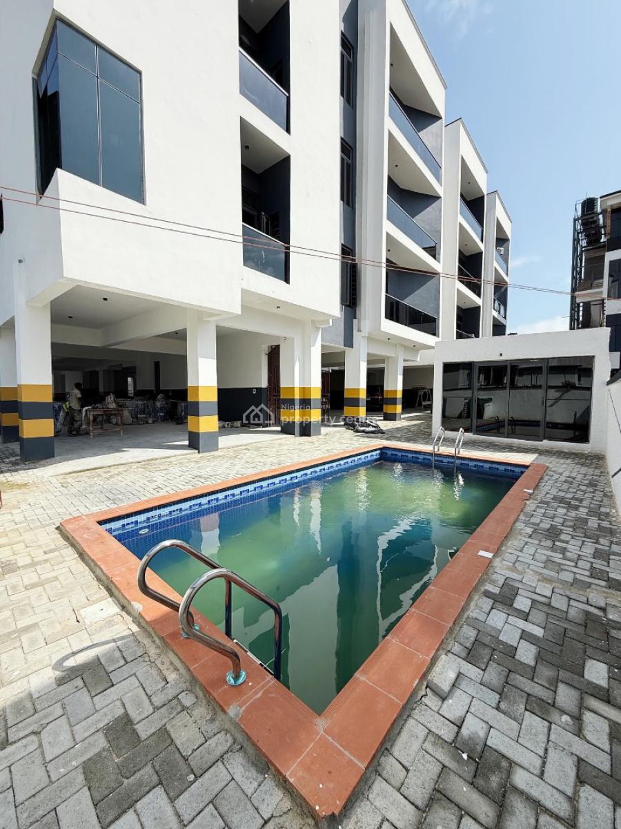 Lovely 2 Bedroom Apartment with Swimming Pool, Chevron, Lekki, Lagos, Block of Flats for Sale