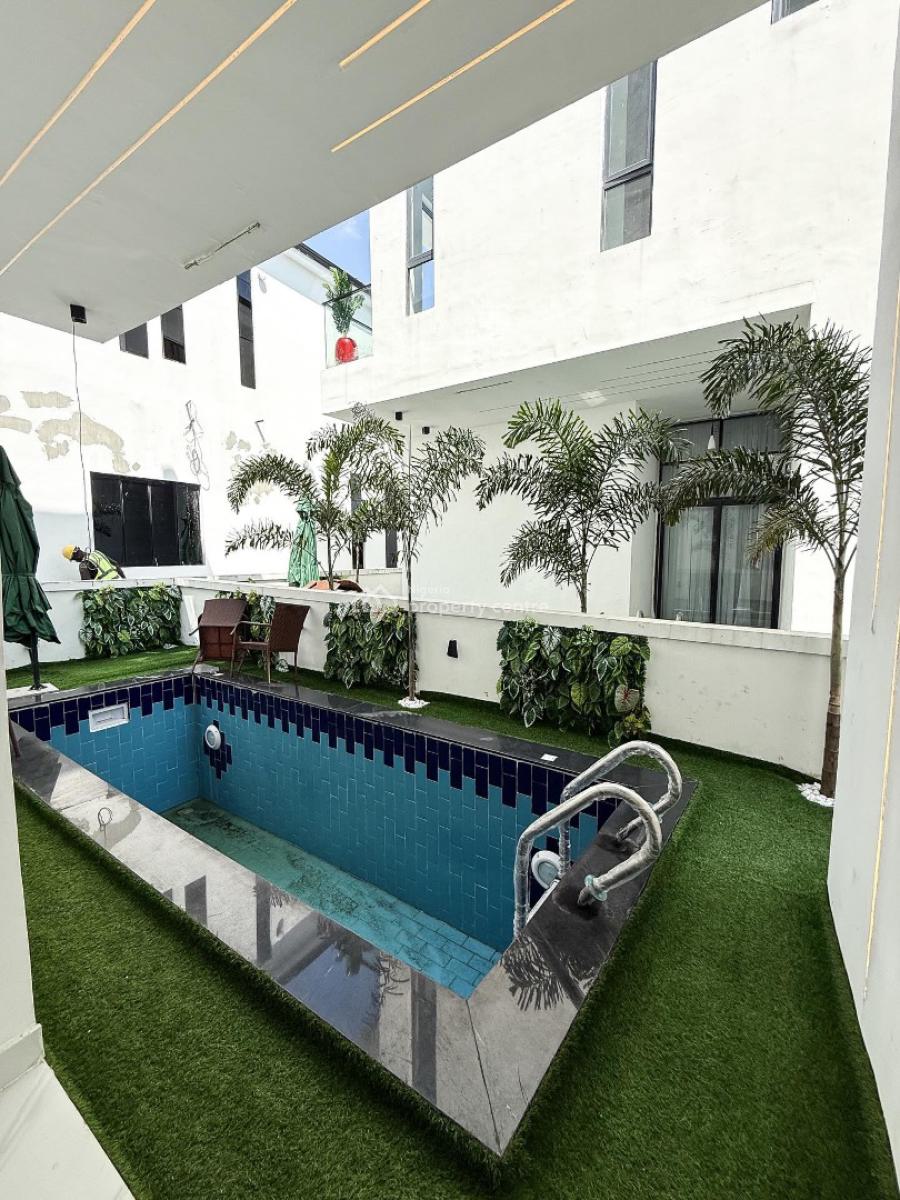 Stunning 5 Bedroom Detached Duplex with Swimming Pool and Bq, Chevron 2nd Toll Gate, Lekki, Lagos, Detached Duplex for Sale