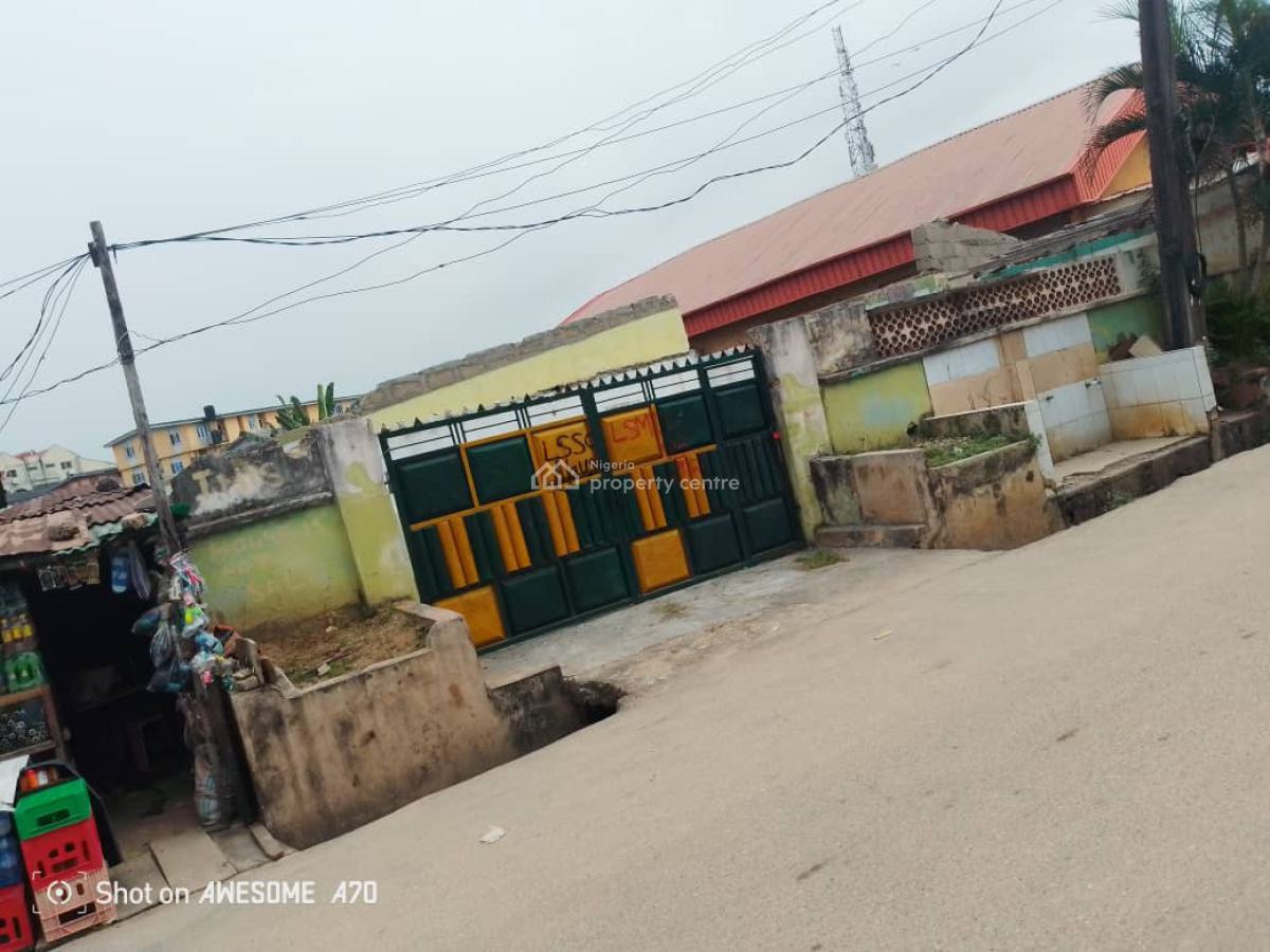 Lucrative Bungalow on Half Plot of Land, Alapere, Ketu, Lagos, Detached Bungalow for Sale