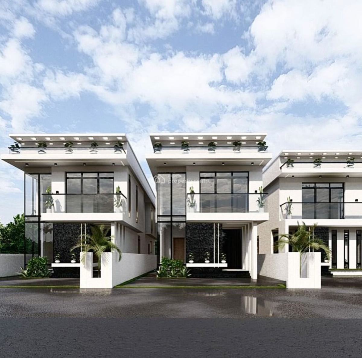 Stunning 5 Bedroom Detached Duplex with Swimming Pool and Bq, Chevron, Lekki, Lagos, Detached Duplex for Sale