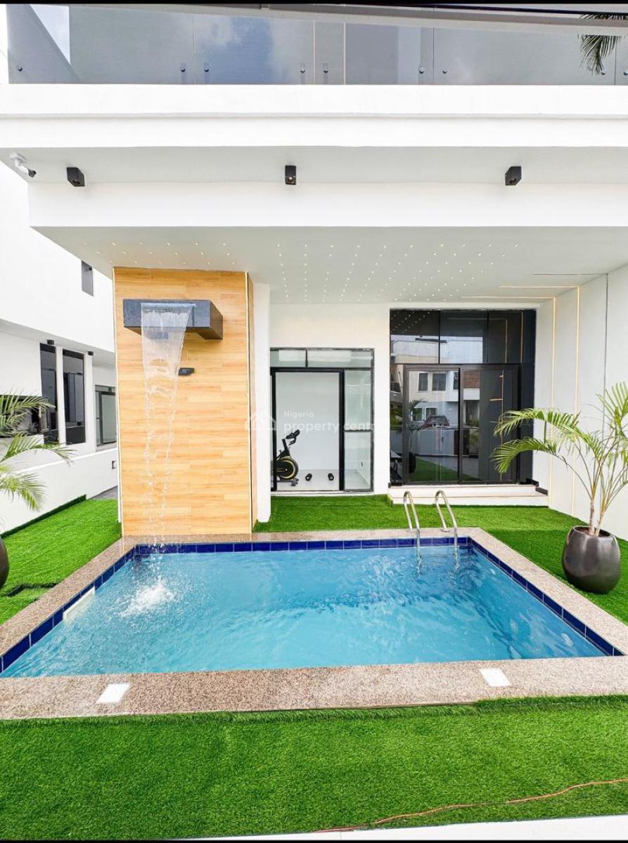Bedroom Duplex with Swimming Pool and Cinema Fully Automated, Lekki, Lagos, Detached Duplex for Sale