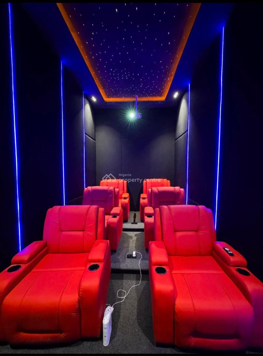 Bedroom Duplex with Swimming Pool and Cinema Fully Automated, Lekki, Lagos, Detached Duplex for Sale