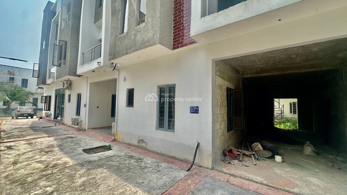 Carcass 5 Bedroom Terrace on 3 Floors with Groundfloor Parking, Buena Vista Estate, Orchid Road, Lekki, Lagos, Terraced Duplex for Sale