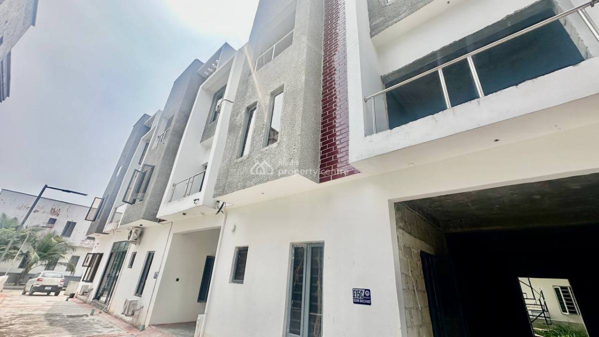 Carcass 5 Bedroom Terrace on 3 Floors with Groundfloor Parking, Buena Vista Estate, Orchid Road, Lekki, Lagos, Terraced Duplex for Sale