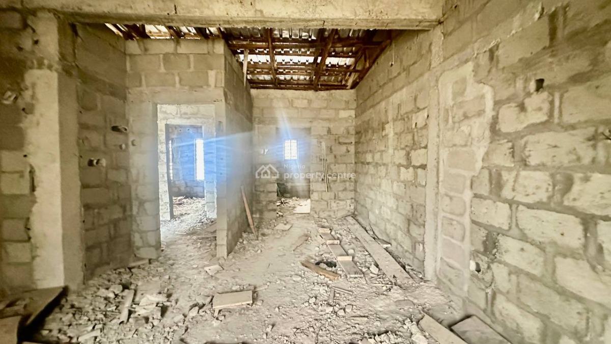 Carcass 5 Bedroom Terrace on 3 Floors with Groundfloor Parking, Buena Vista Estate, Orchid Road, Lekki, Lagos, Terraced Duplex for Sale