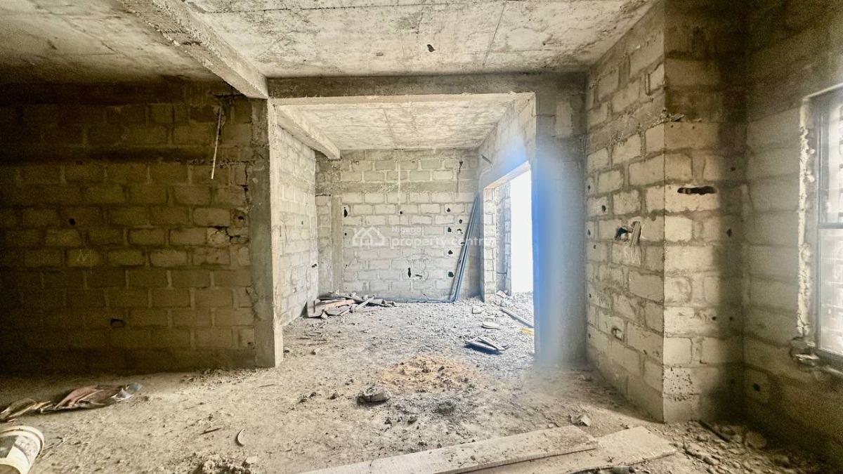 Carcass 5 Bedroom Terrace on 3 Floors with Groundfloor Parking, Buena Vista Estate, Orchid Road, Lekki, Lagos, Terraced Duplex for Sale