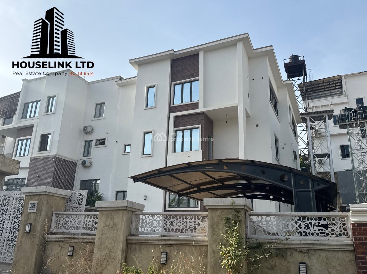 a Well Built 5 Bedroom Semi Detached Duplex with Bq Available, Guzape Diplomatic Zone, Guzape District, Abuja, Semi-detached Duplex for Sale