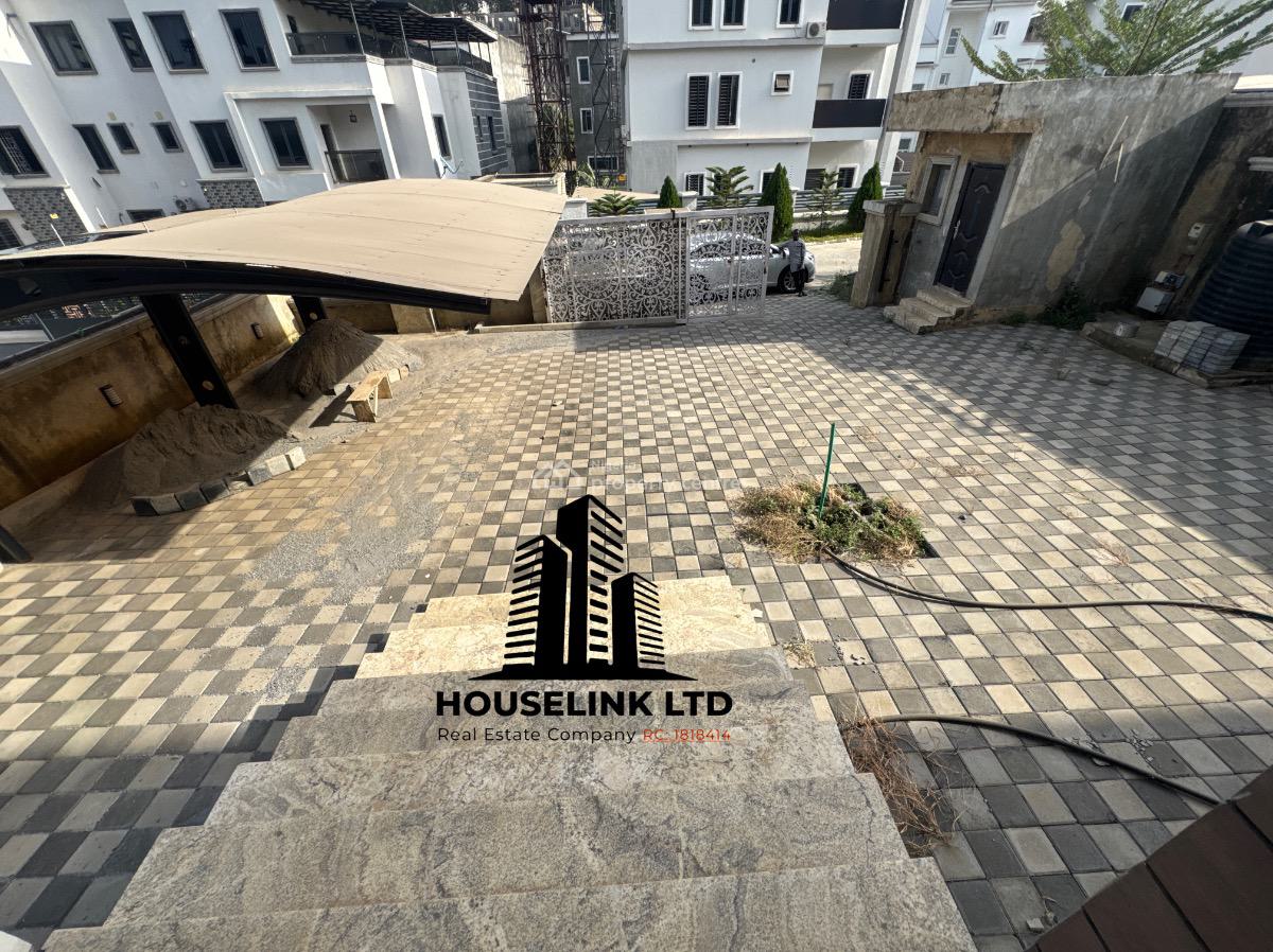 a Well Built 5 Bedroom Semi Detached Duplex with Bq Available, Guzape Diplomatic Zone, Guzape District, Abuja, Semi-detached Duplex for Sale