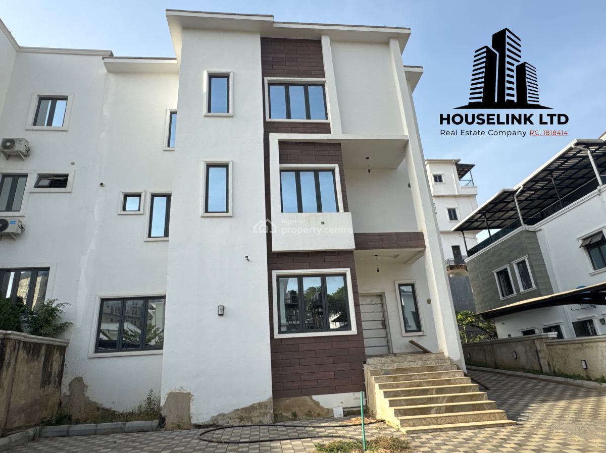 a Well Built 5 Bedroom Semi Detached Duplex with Bq Available, Guzape Diplomatic Zone, Guzape District, Abuja, Semi-detached Duplex for Sale