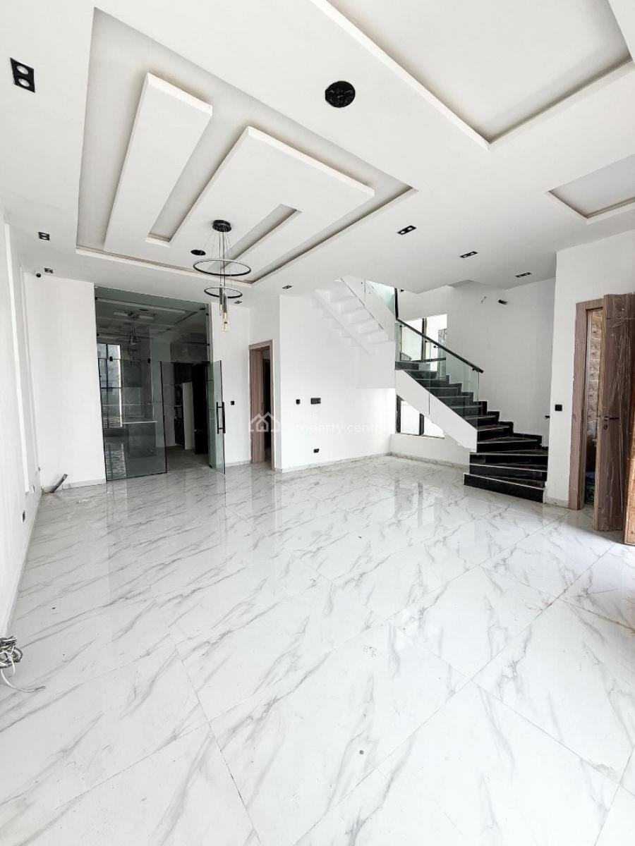 Contemporary 4 Bedroom Detached Duplex with Swimming Pool and Bq, Chevron, Lekki, Lagos, Detached Duplex for Sale