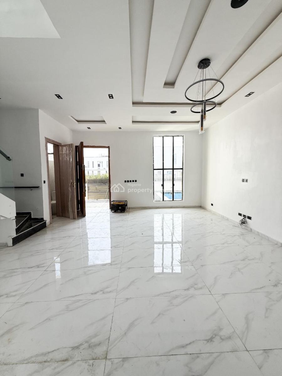 Contemporary 4 Bedroom Detached Duplex with Swimming Pool and Bq, Chevron, Lekki, Lagos, Detached Duplex for Sale