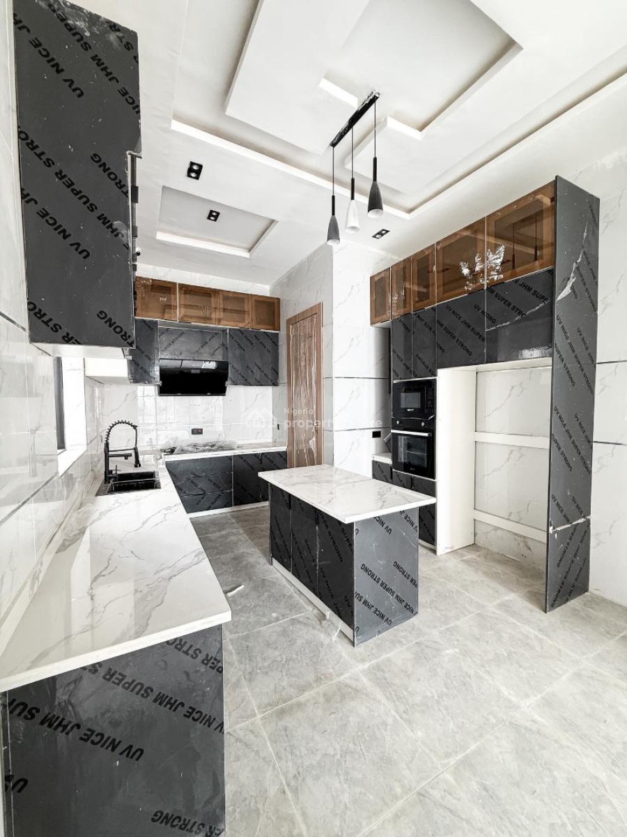 Contemporary 4 Bedroom Detached Duplex with Swimming Pool and Bq, Chevron, Lekki, Lagos, Detached Duplex for Sale