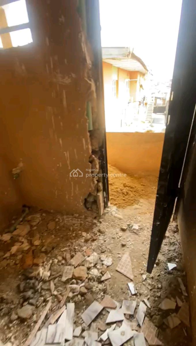 4 Nos of Spacious Studio Apartment Upflat All Tilled with Kitchen Cab, By Ifako Police Aran Orin Street, Ifako, Gbagada, Lagos, Self Contain (single Rooms) for Rent
