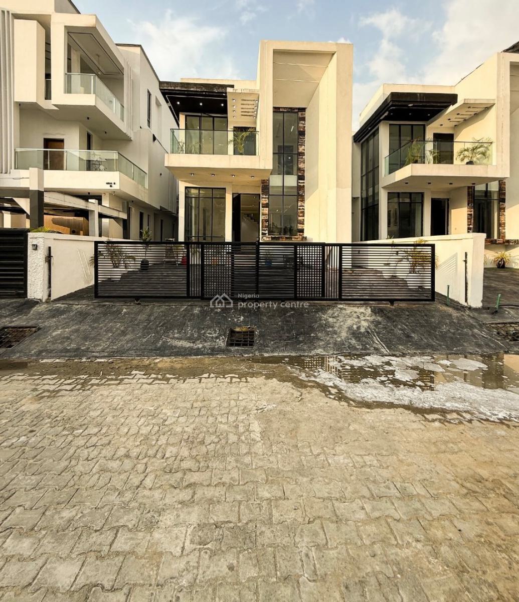 Contemporary 5 Bedroom Detached Duplex with Bq, Chevron, Lekki, Lagos, Detached Duplex for Sale