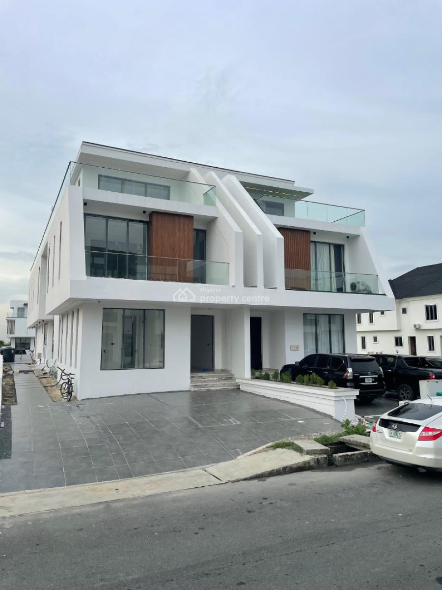 Luxurious 5 Bedroom Semi Detached with Pool, Cinema, Gym and Rooftop, Cowrie Creek Estate, Ikate Elegushi, Lekki, Lagos, Semi-detached Duplex for Sale