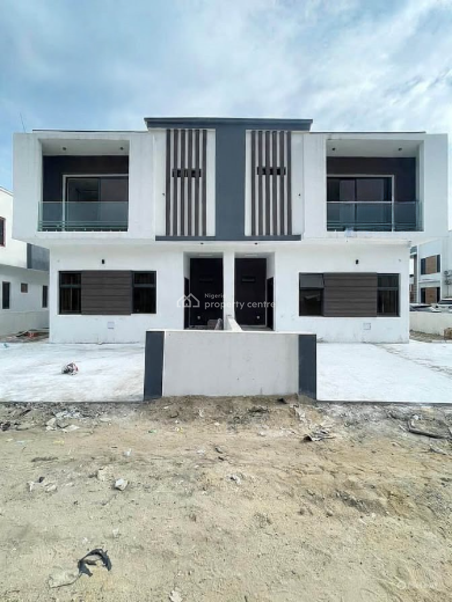 4 Bedroom Semi Detached Duplex with Bq - Governors Consent, Rogersville Estate, Off Spg Road, Ologolo, Lekki, Lagos, Semi-detached Duplex for Sale