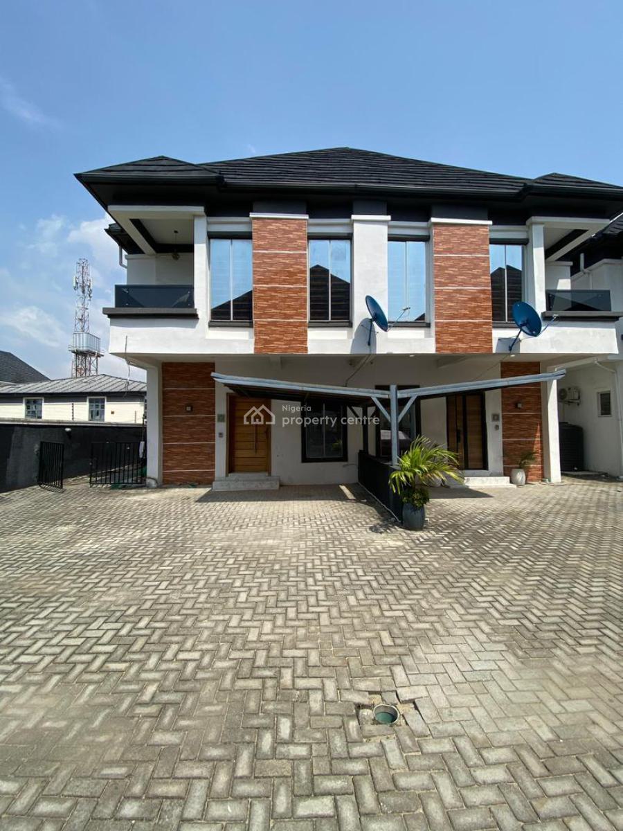 Well-designed 4-bedroom Semi-detached Duplex, Chevron, Lekki, Lagos, Semi-detached Duplex for Sale