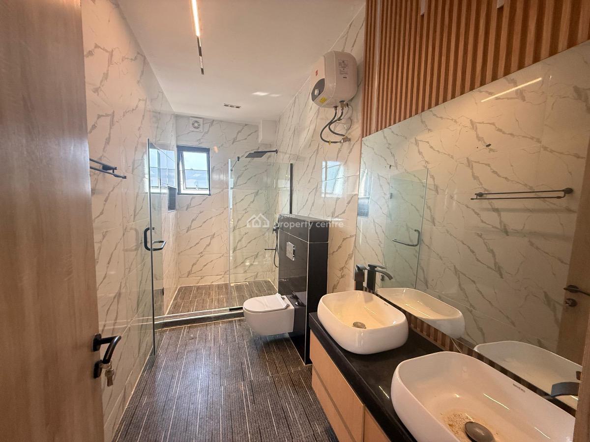 Fully Automated Newly Built 4 Bedroom Terrace: Voice Control, Bq, Gym, Pool, Lekki Phase 1, Lekki, Lagos, Terraced Duplex for Rent