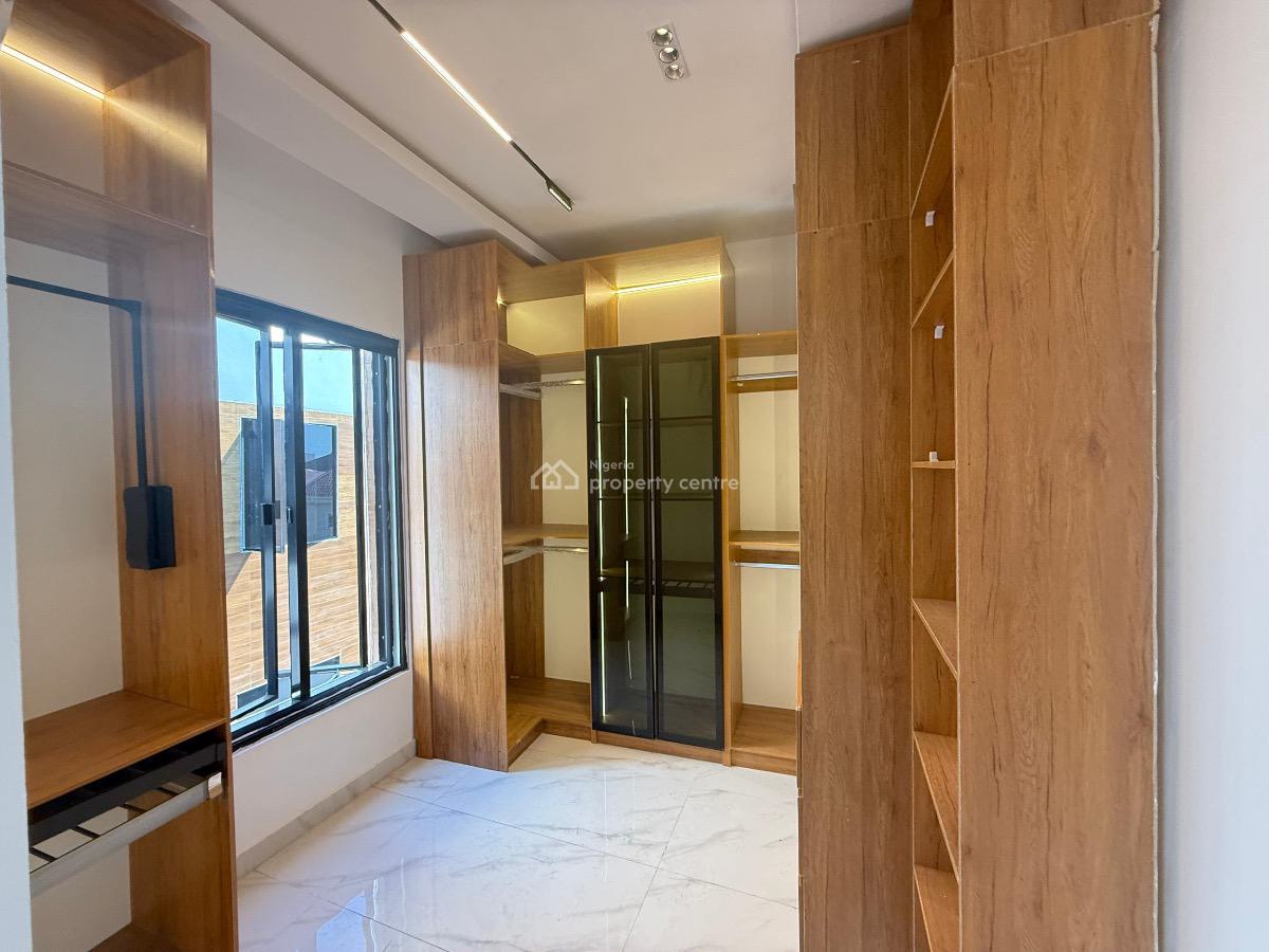 Fully Automated Newly Built 4 Bedroom Terrace: Voice Control, Bq, Gym, Pool, Lekki Phase 1, Lekki, Lagos, Terraced Duplex for Rent