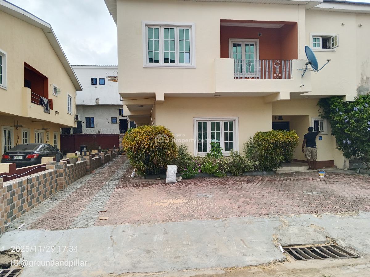 Very Massive 4 Bedroom Semi-detached Duplex, Lekki Gardens Phase 5, By Atlantic Layout Estate, Pepperoni, Adesanya, Sangotedo, Ajah, Lagos, Semi-detached Duplex for Rent