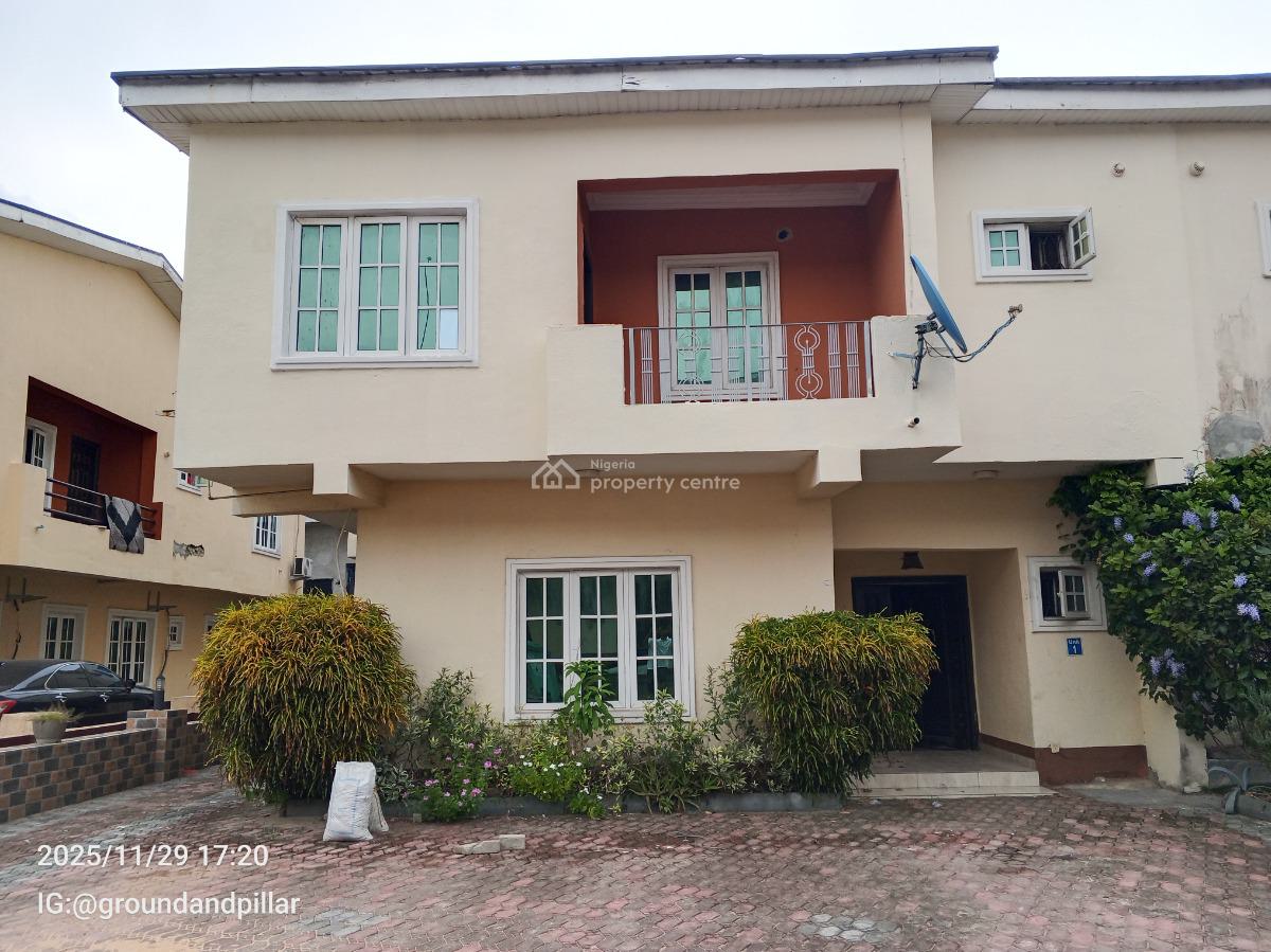 Very Massive 4 Bedroom Semi-detached Duplex, Lekki Gardens Phase 5, By Atlantic Layout Estate, Pepperoni, Adesanya, Sangotedo, Ajah, Lagos, Semi-detached Duplex for Rent