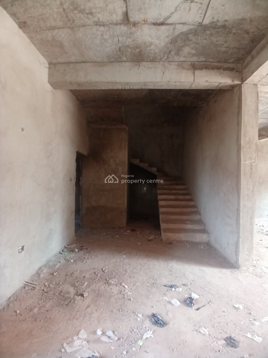 Uncompleted Building 4 Bedroom Terrace Duplex, Navy Town Estate, Asokoro District, Abuja, Terraced Duplex for Sale