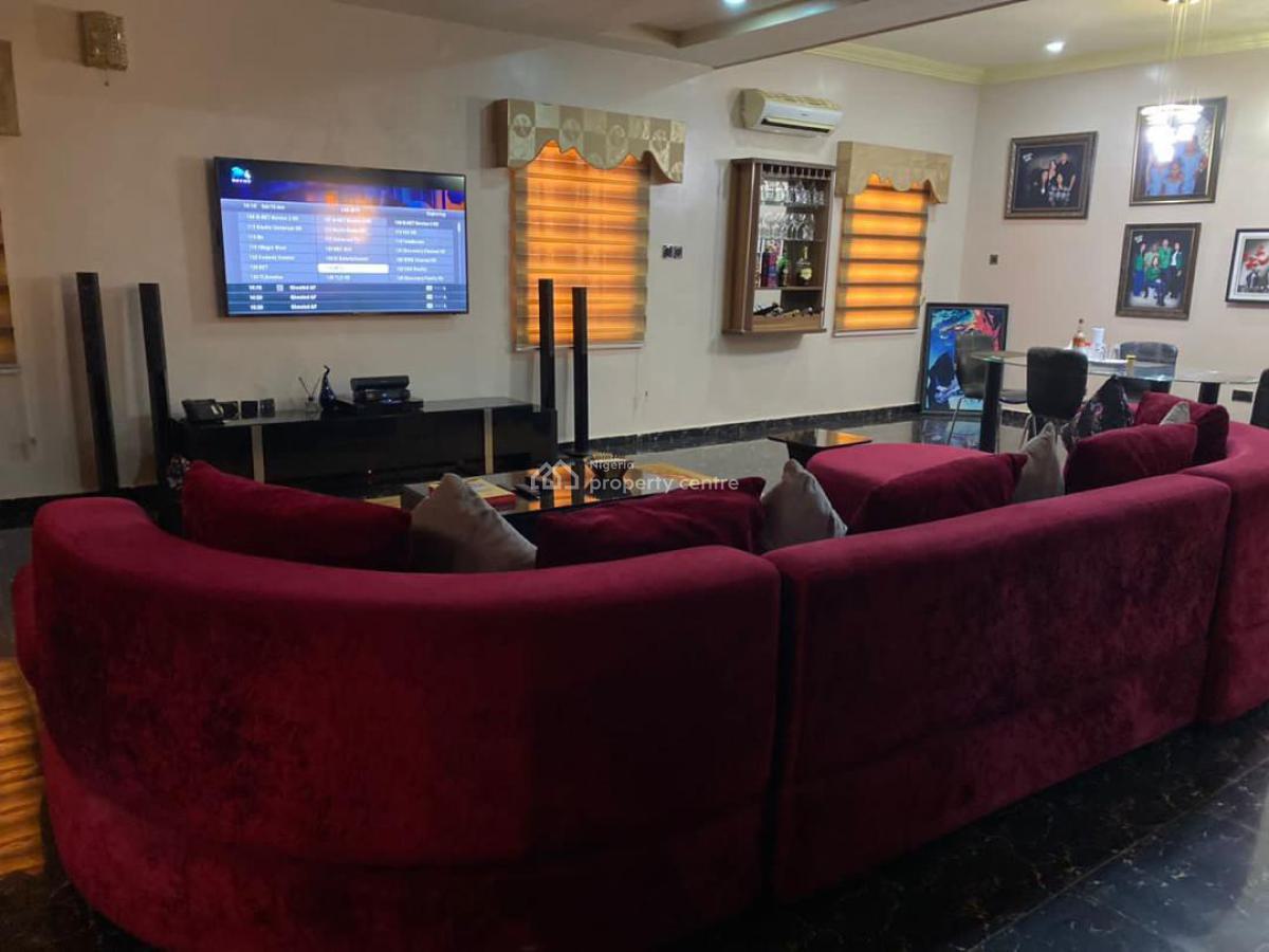 Elite Luxury Finished 5 Bedroom Terrace Apartment with 1 Room Bq, Living Faith Road, Jahi, Abuja, Terraced Duplex for Sale