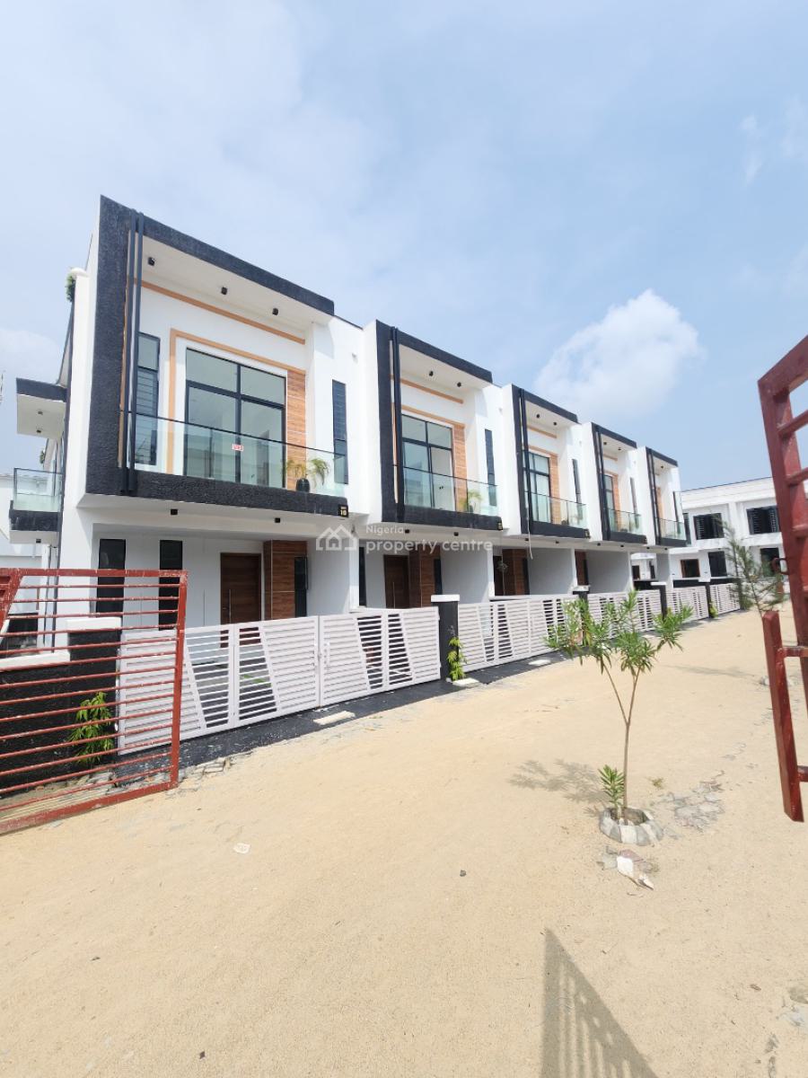 Standard 4 Bedroom Terrace Duplex in a Secured Estate, Ikota, Lekki, Lagos, Terraced Duplex for Sale