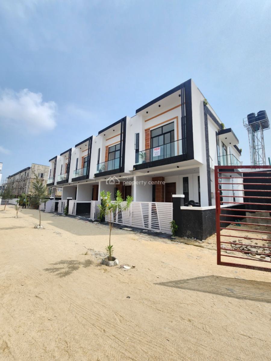 Standard 4 Bedroom Terrace Duplex in a Secured Estate, Ikota, Lekki, Lagos, Terraced Duplex for Sale
