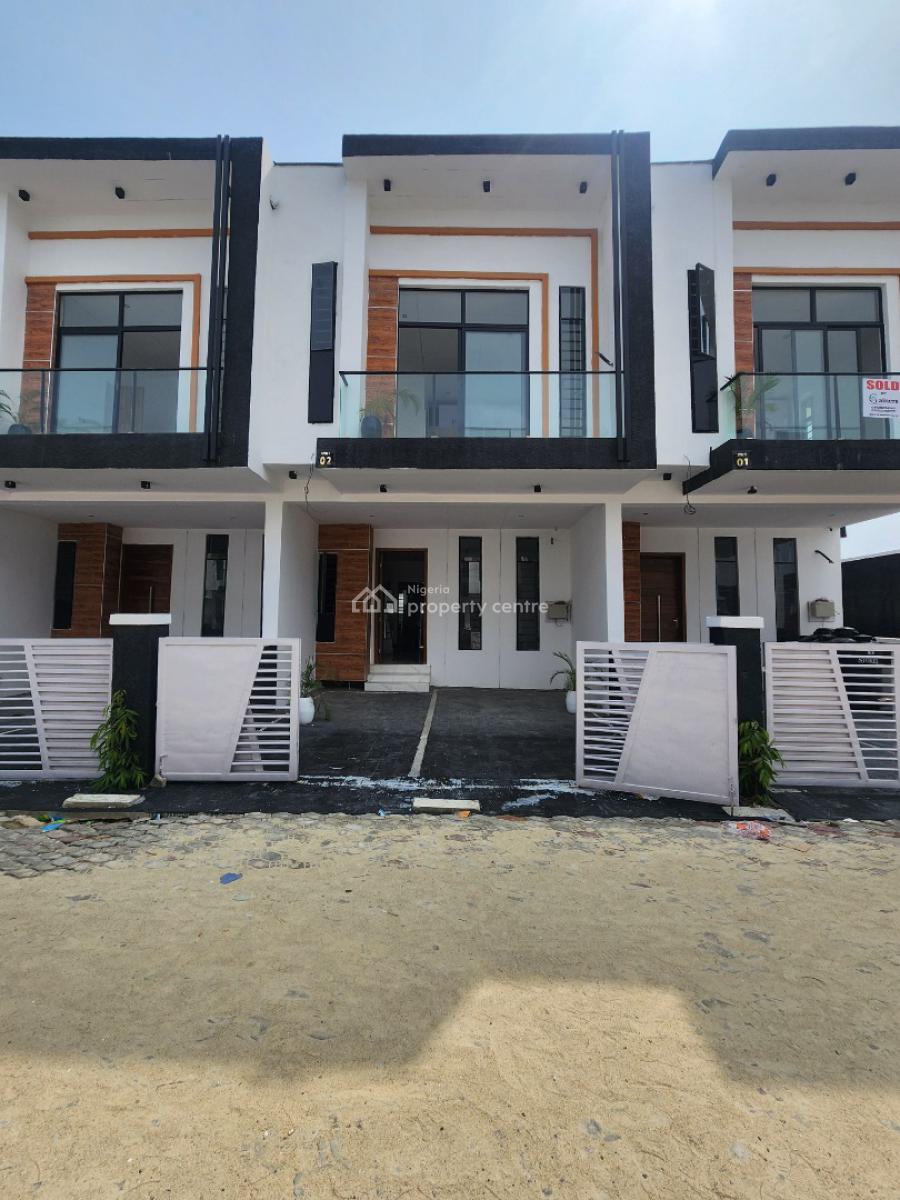 Standard 4 Bedroom Terrace Duplex in a Secured Estate, Ikota, Lekki, Lagos, Terraced Duplex for Sale