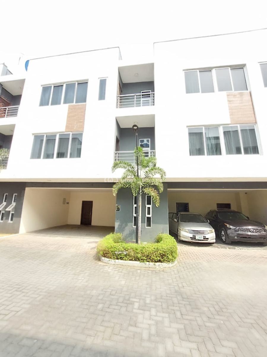 Fully Furnished 3 Bedroom Terrace Duplex, Osapa, Lekki, Lagos, Terraced Duplex for Rent
