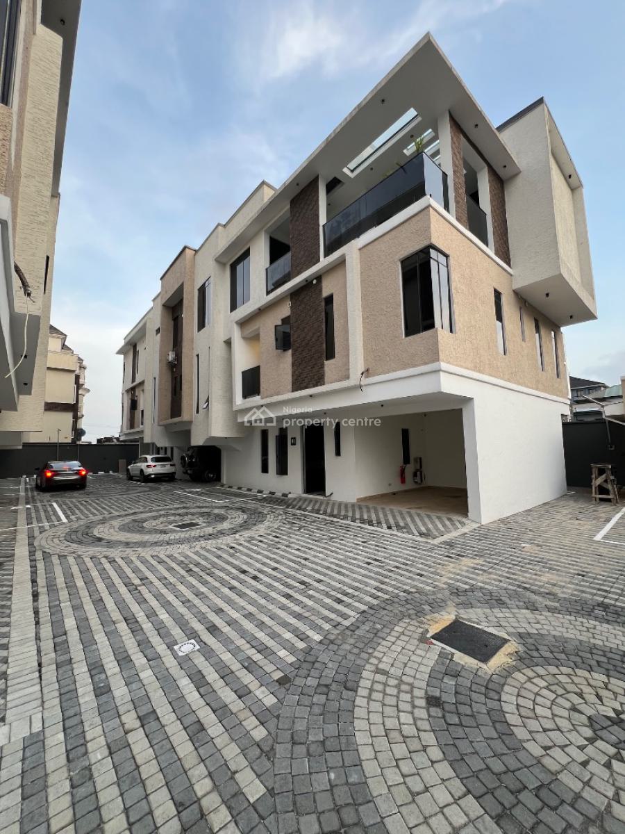 Super-luxury 4-bedroom Smart Terrace Duplex with 1-bedroom Bq., Lekki Phase 1, Lekki, Lagos, House for Sale