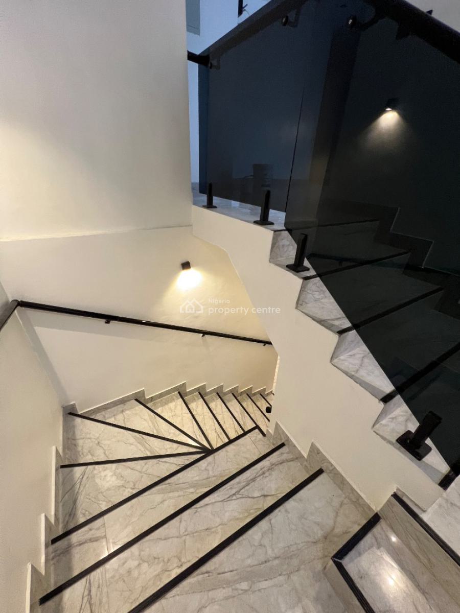 Super-luxury 4-bedroom Smart Terrace Duplex with 1-bedroom Bq., Lekki Phase 1, Lekki, Lagos, House for Sale