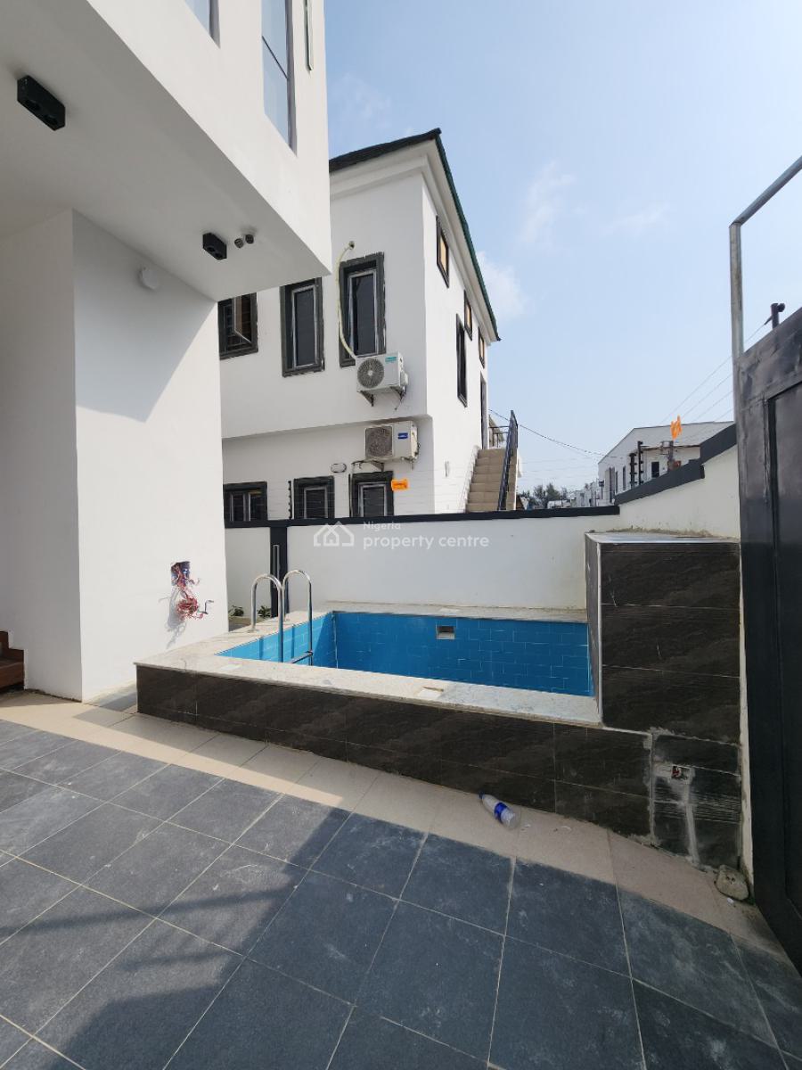 Luxury 5 Bedroom Detached Duplex with Bq, Pool in a Secured Estate, Ikota, Lekki, Lagos, Detached Duplex for Sale