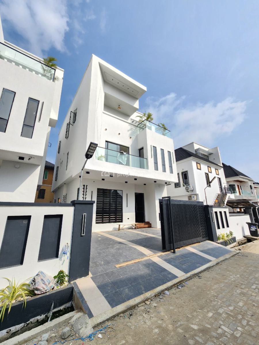 Luxury 5 Bedroom Detached Duplex with Bq, Pool in a Secured Estate, Ikota, Lekki, Lagos, Detached Duplex for Sale