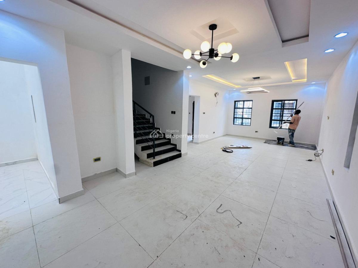 Well Built 4 Bedroom Terrace Duplex with Bq, Wuye, Abuja, Terraced Duplex for Sale