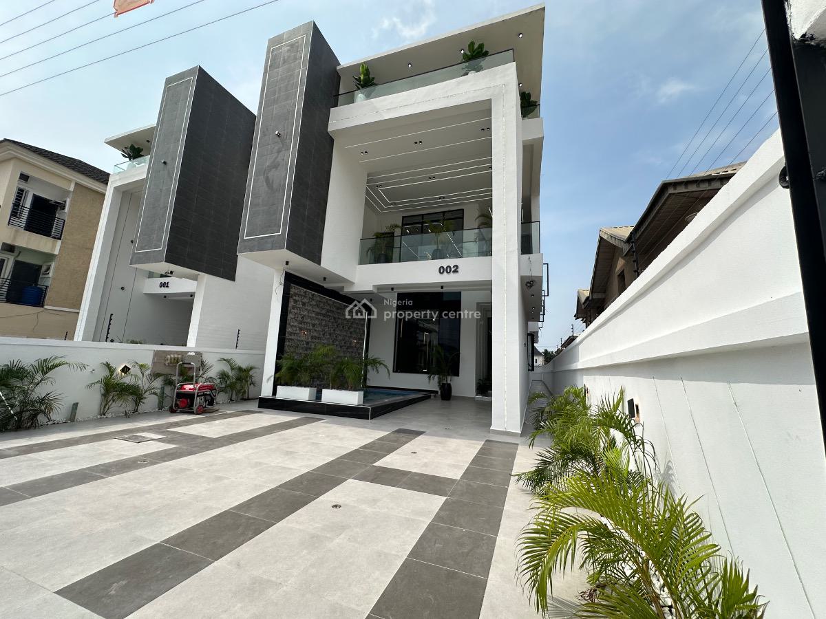 Stunning & Classic 5 Bedroom Detached Duplex with Pool, Gym & Bq, Ikota, Lekki, Lagos, Detached Duplex for Sale