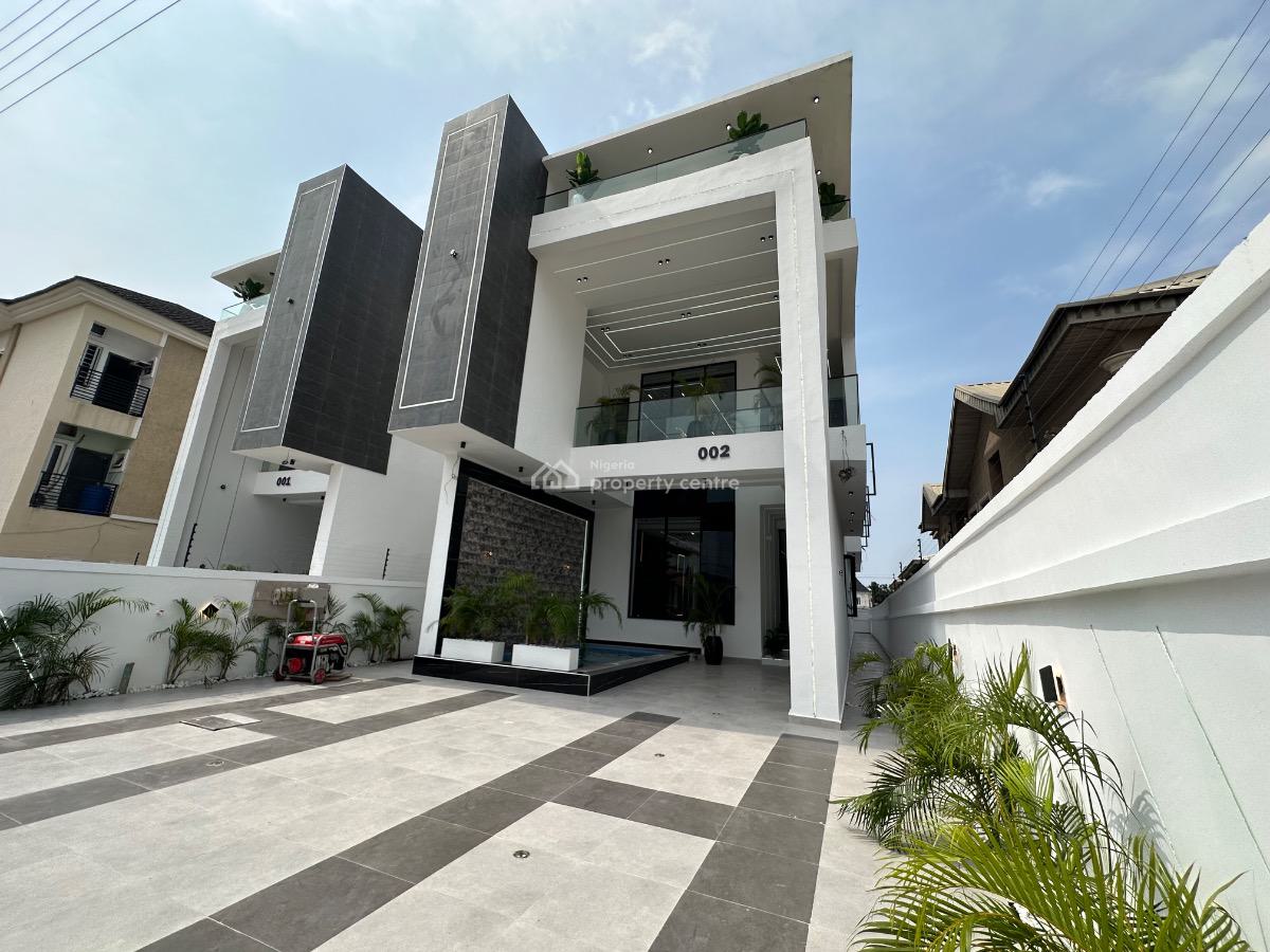 Stunning & Classic 5 Bedroom Detached Duplex with Pool, Gym & Bq, Ikota, Lekki, Lagos, Detached Duplex for Sale
