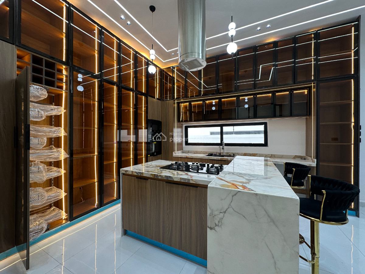 Stunning & Classic 5 Bedroom Detached Duplex with Pool, Gym & Bq, Ikota, Lekki, Lagos, Detached Duplex for Sale