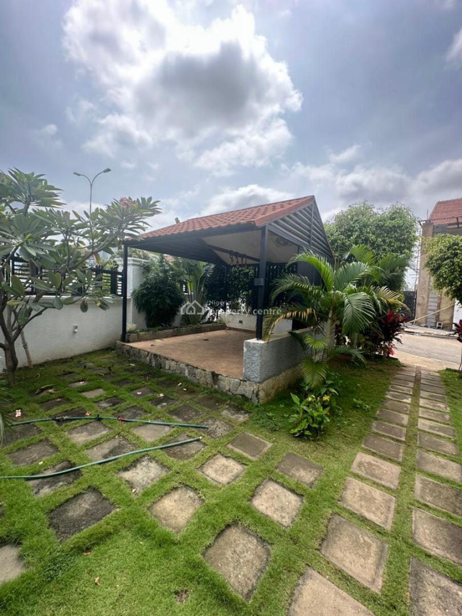 3 Bedrooms Terrace with a Bq, Generator, Cctv, Private Gazebo & Grill Spot, Katampe Extension, Katampe, Abuja, Terraced Duplex for Rent