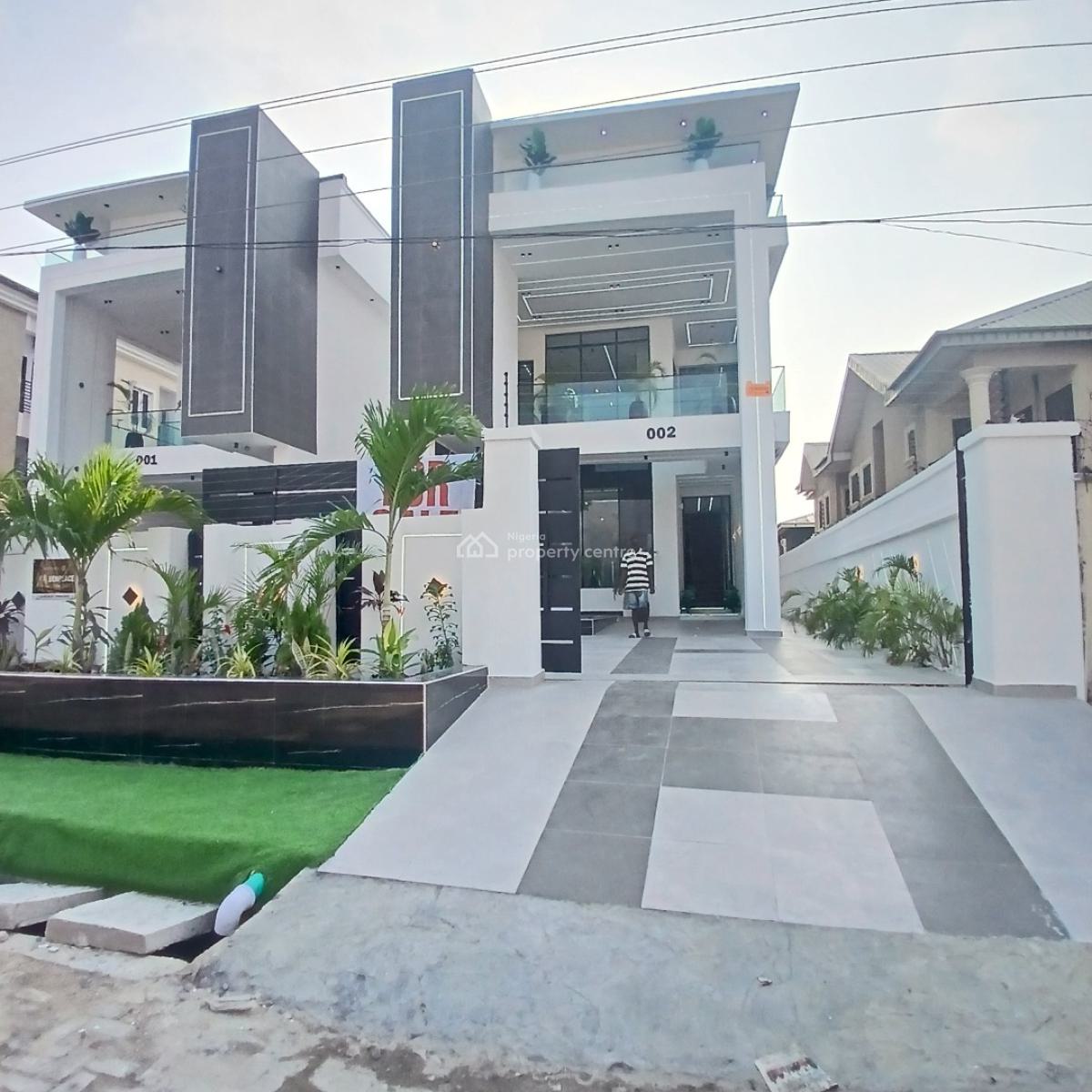 Luxury 5 Bedroom Detached Duplex with Pool and Bq, Ikota, Lekki, Lagos, Detached Duplex for Sale