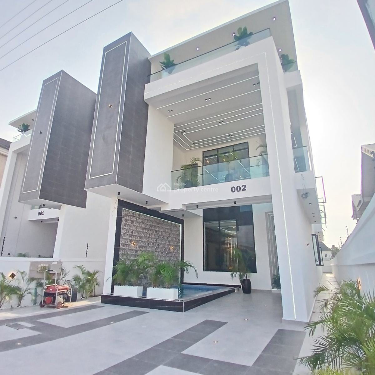 Luxury 5 Bedroom Detached Duplex with Pool and Bq, Ikota, Lekki, Lagos, Detached Duplex for Sale