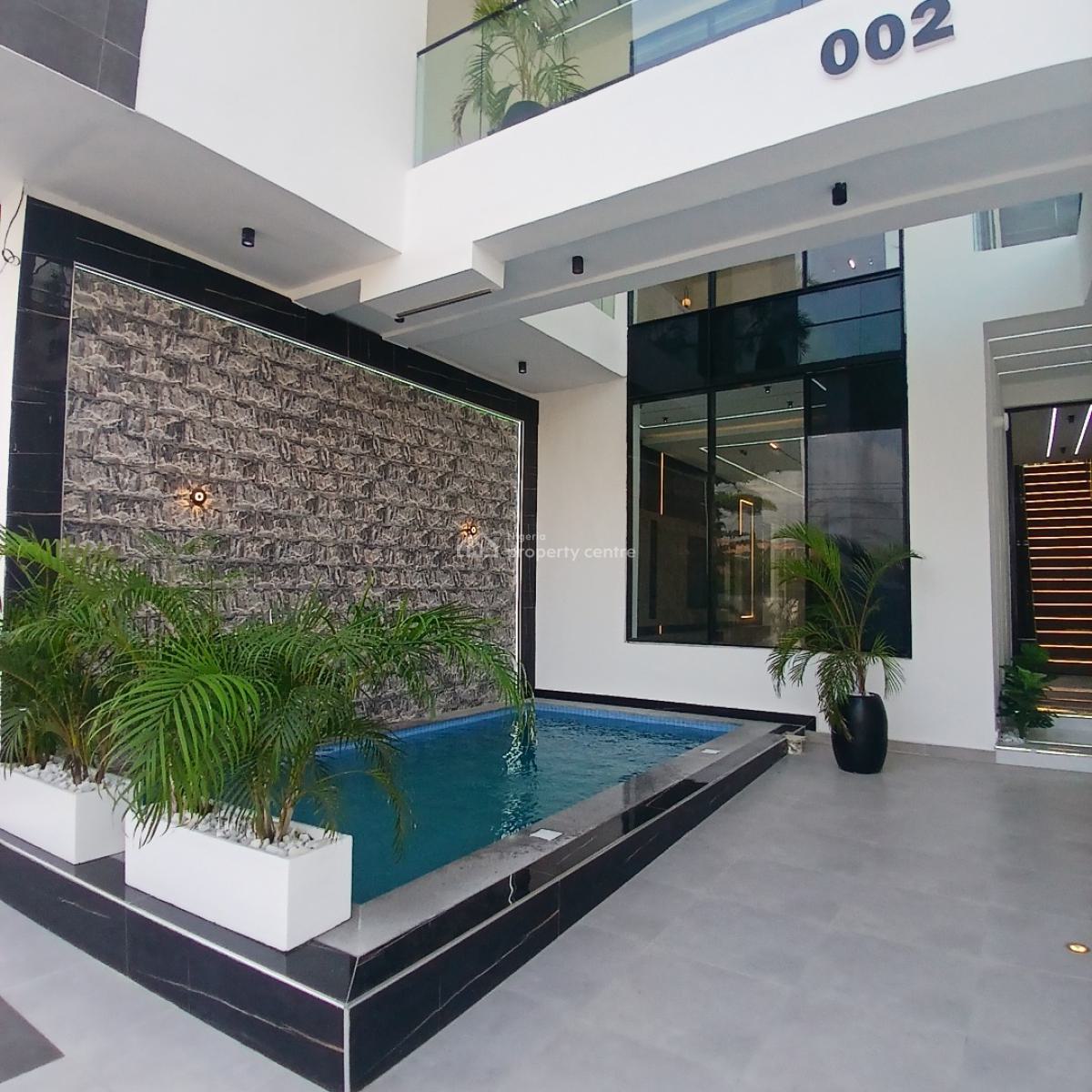 Luxury 5 Bedroom Detached Duplex with Pool and Bq, Ikota, Lekki, Lagos, Detached Duplex for Sale