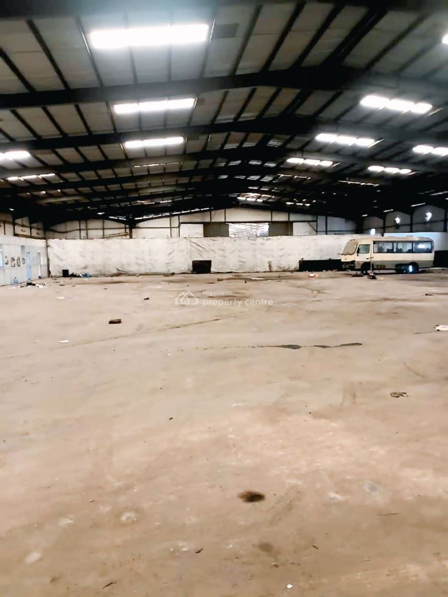 Well Structured 2415sqm Warehouse, Mile 2, After 2nd Rainbow Bridge Bus Stop, Oshodi, Lagos, Warehouse for Rent