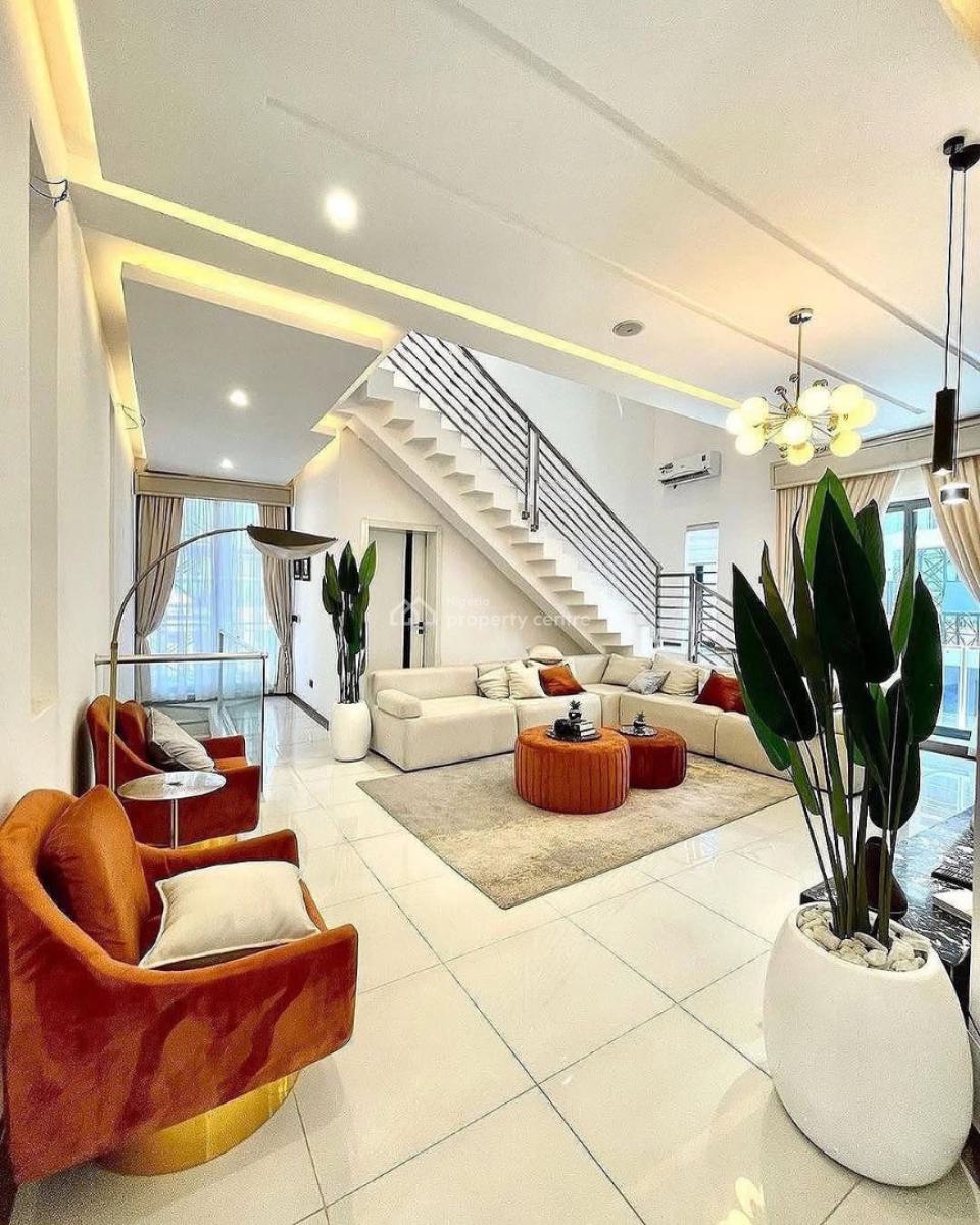 Serviced 4 Bedroom Terrace Duplex, Ikate Elegushi, Lekki, Lagos, Flat / Apartment for Rent
