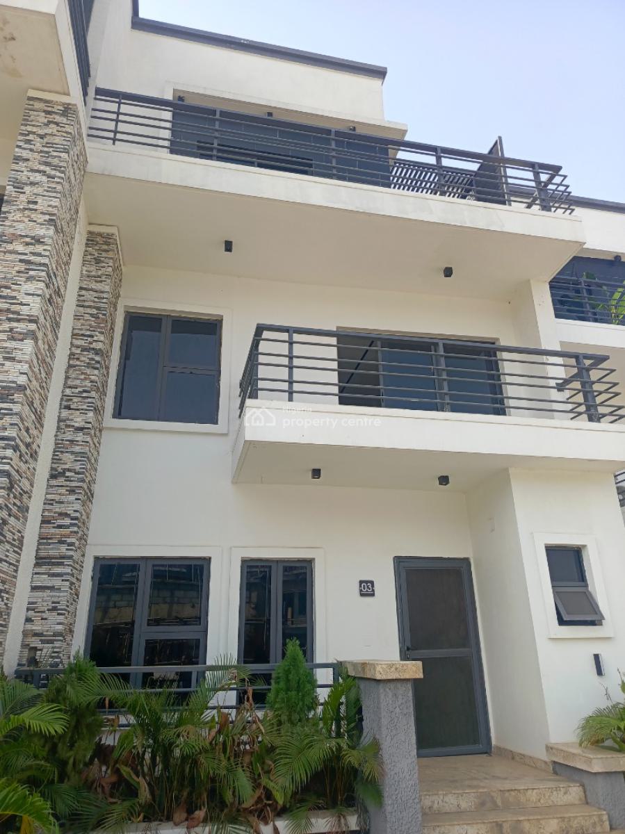 4 Bedroom Terrace Duplex with a Bq Attached Tastefully Finished, Guzape District, Abuja, House for Rent