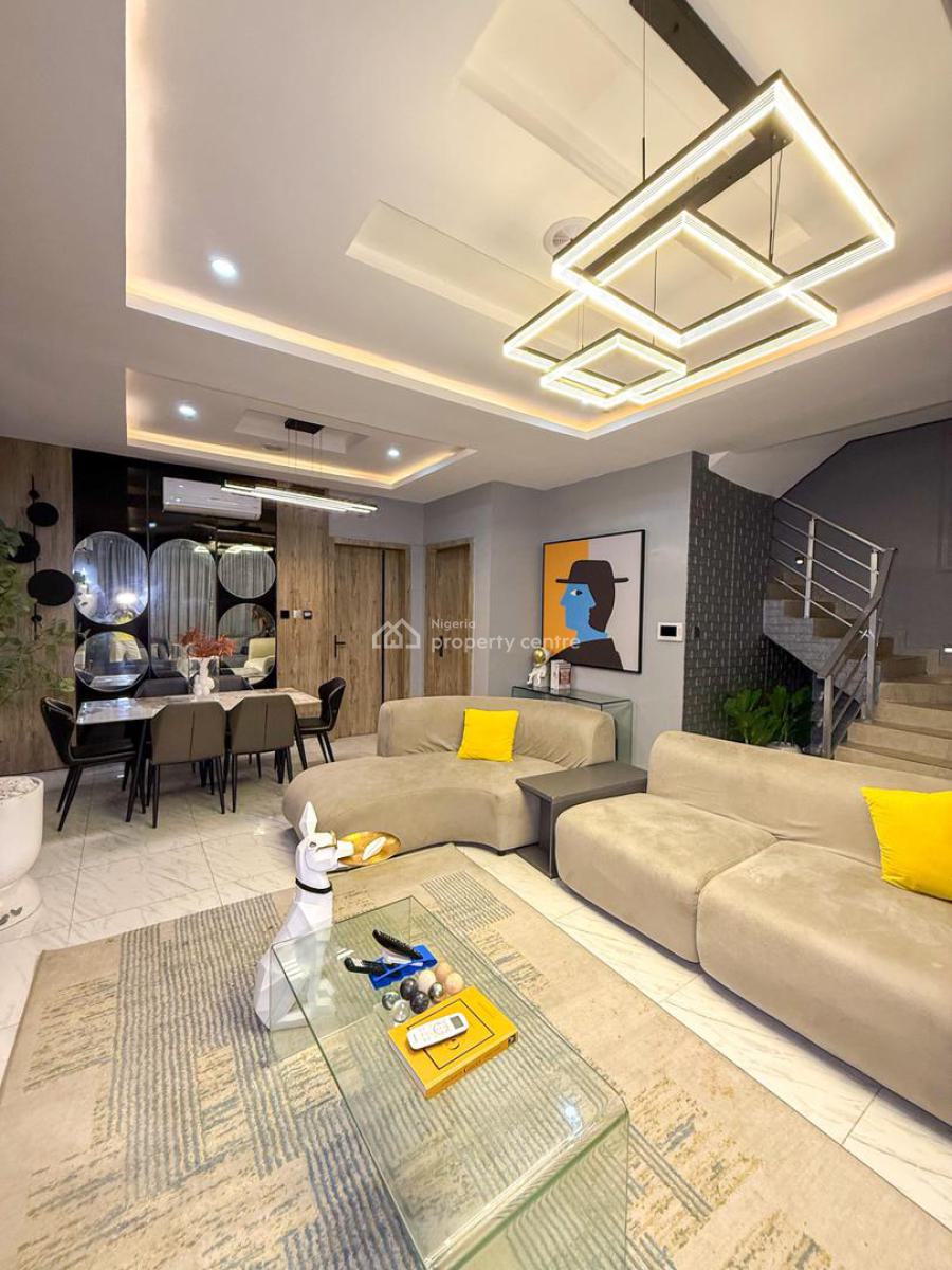 Luxury Four Bedroom Duplex with Snooker Board, Ps5 & Pool, Orchid, Lekki, Lagos, Semi-detached Duplex Short Let