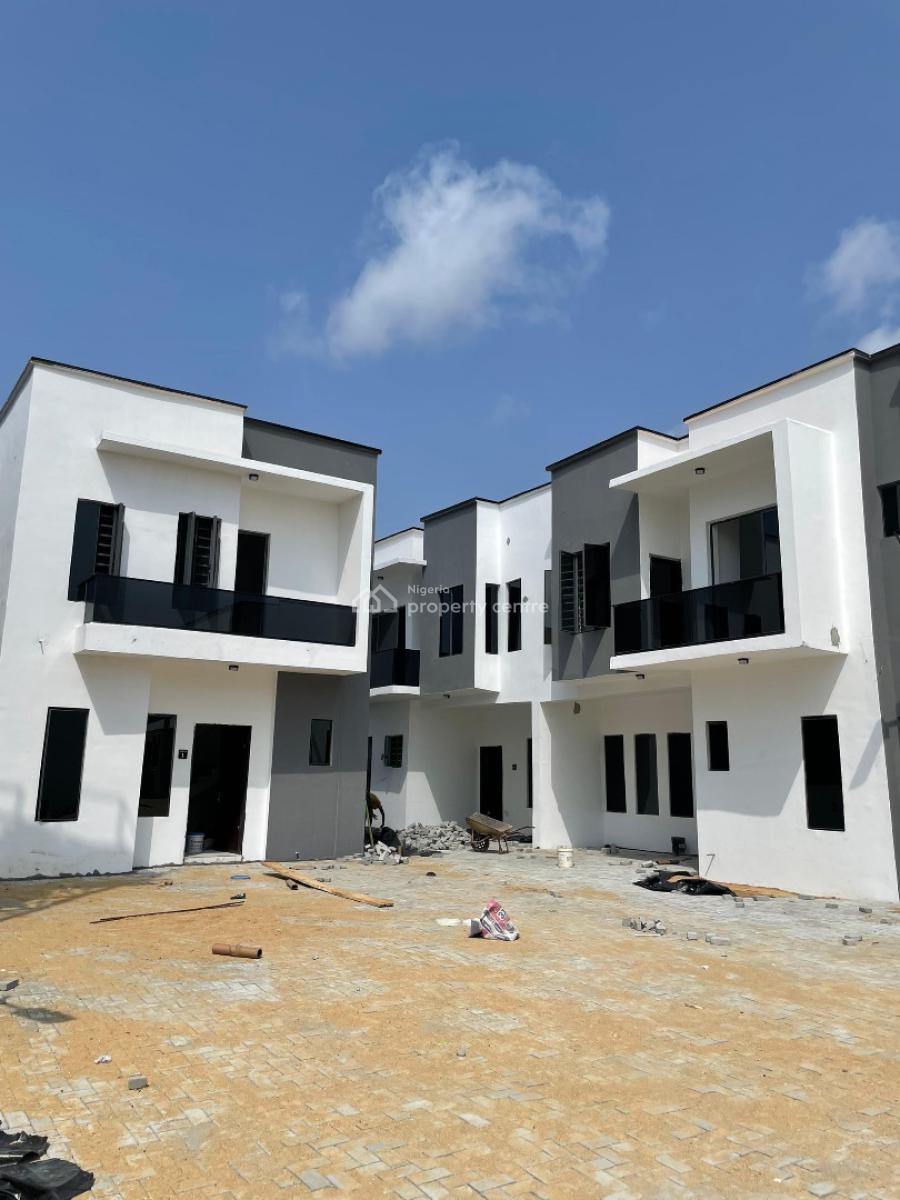 3 Bedroom Terrace with Bq, Olokonla, Behind Lbs (lagos Business School), Sangotedo, Ajah, Lagos, Terraced Duplex for Sale