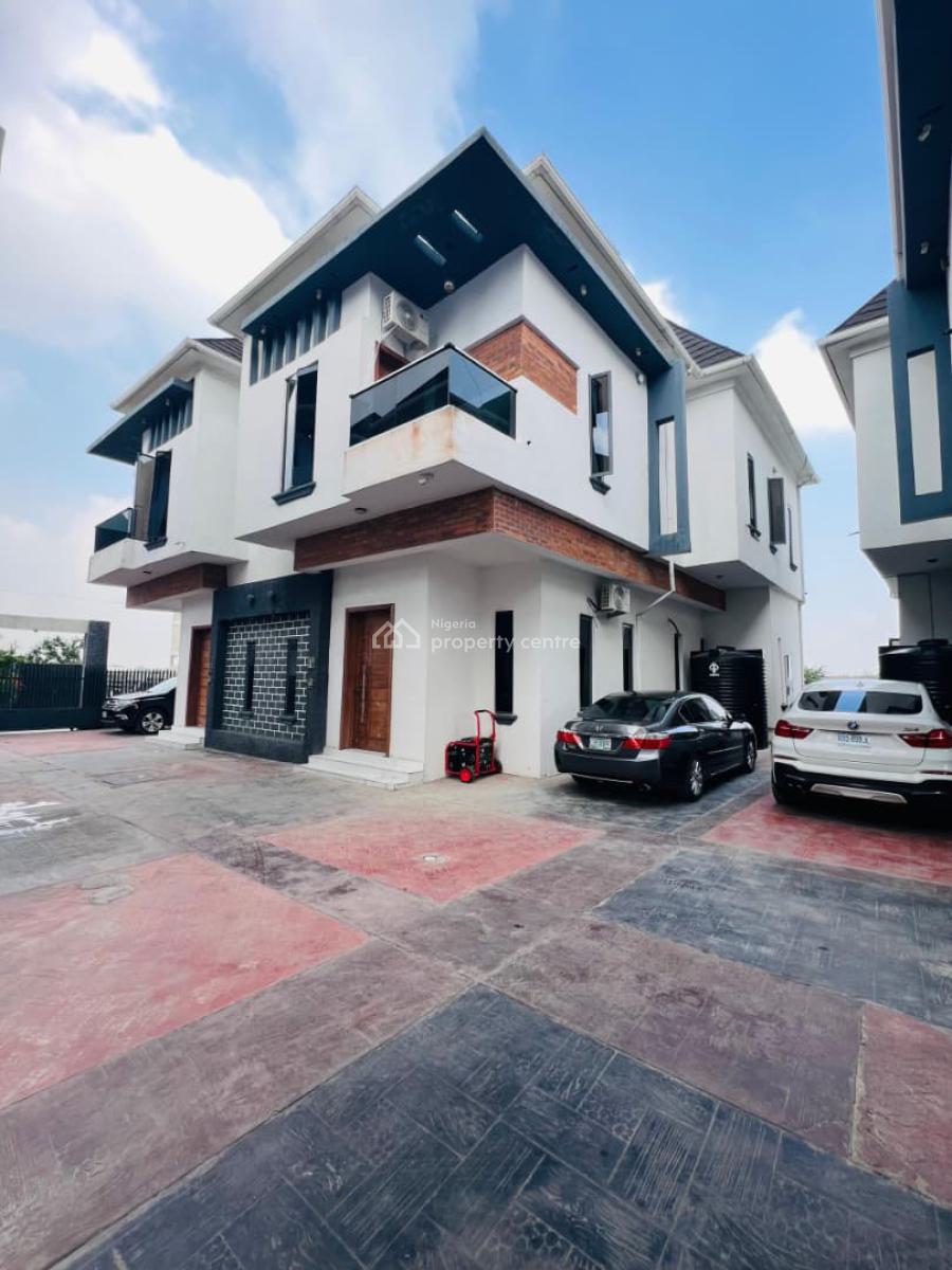 New & Fully Furnished 4 Bedroom Semi Detached Duplex with Bq, Chevron Drive, Lekki, Lagos, Semi-detached Duplex for Sale