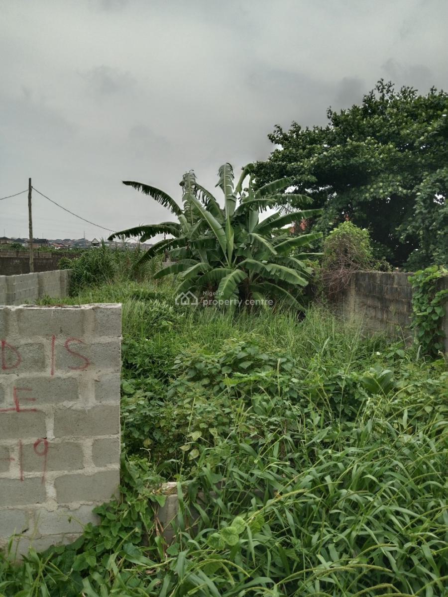 Complete Half Plot of Land with Fence, Oke Ira, Ogba, Ikeja, Lagos, Residential Land for Sale